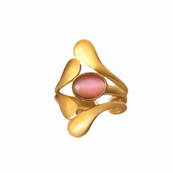 Dusty Rose Adjustable Ring