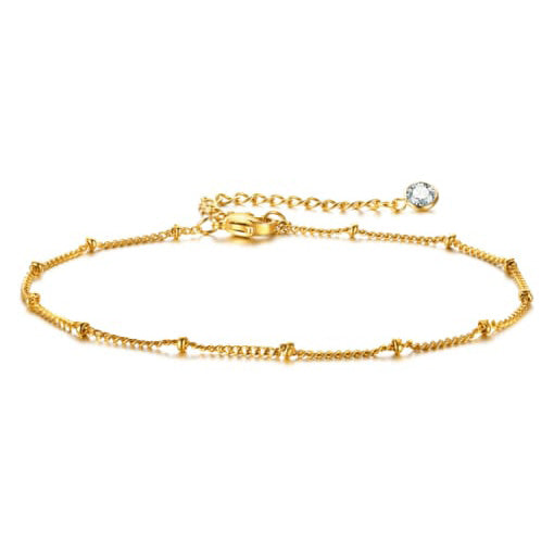 Planet Dots  Chain Anklet