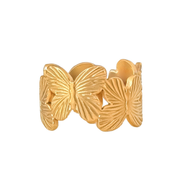 Dancing Wings Adjustable Ring