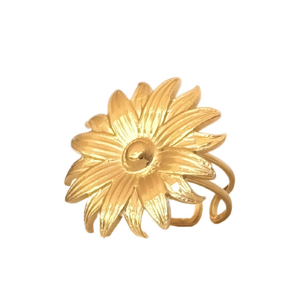 Wildflower Shimmer Adjustable Ring