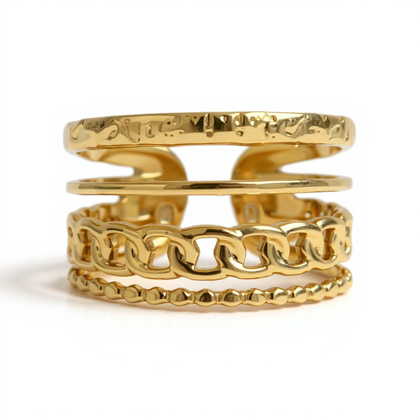 Adjustable Multilayer Chain Ring