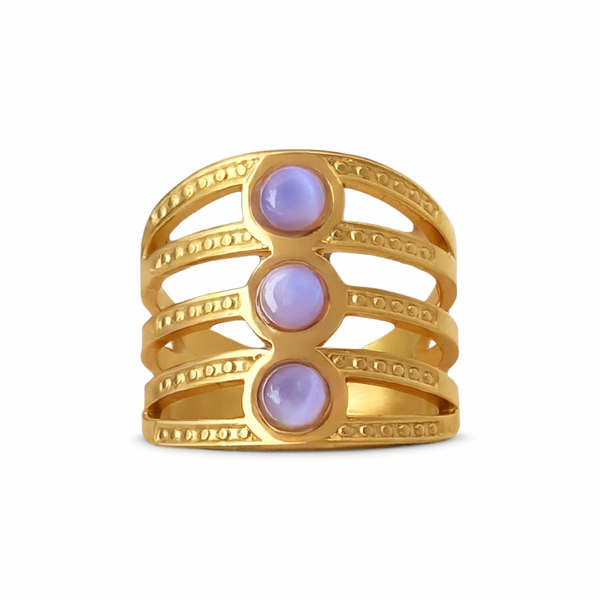 Lavender Crown Ring
