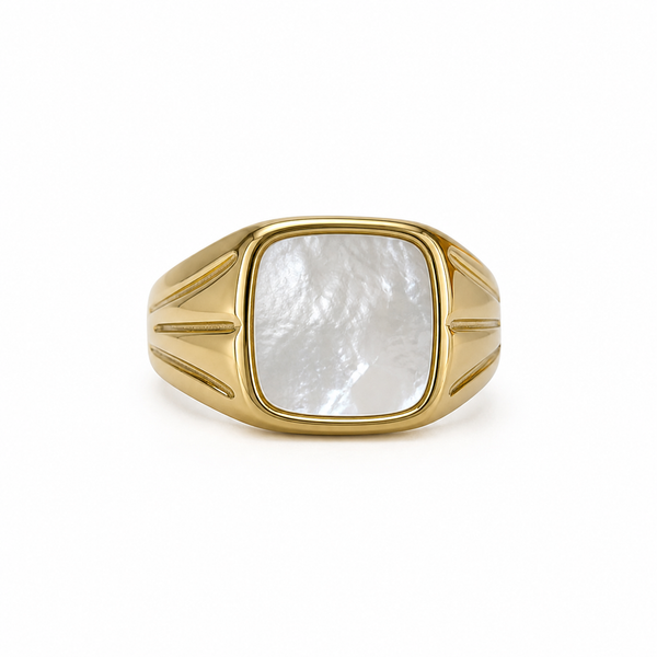 White Shell Ring