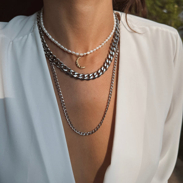 Bold Moon Child- 3 Necklaces Set