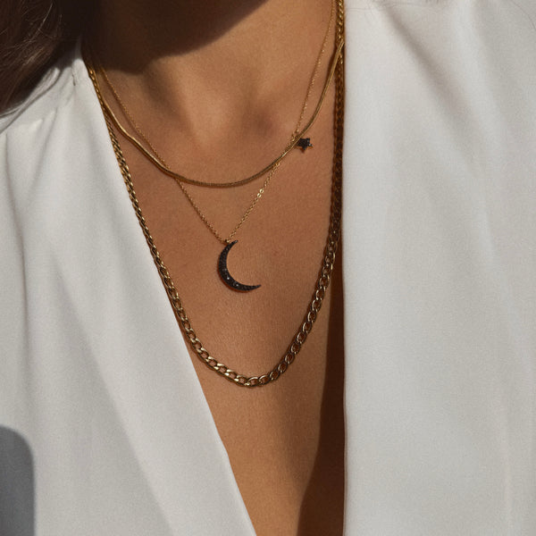 Lune Noir - 3 Necklaces Set