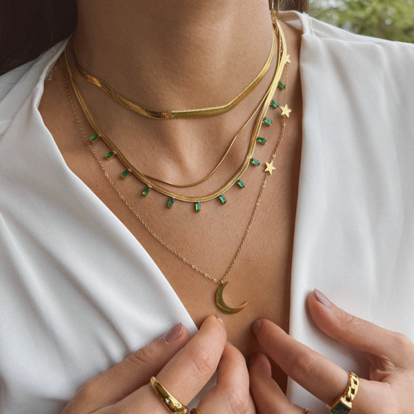 Lust for the moon and stars - 4 Necklaces