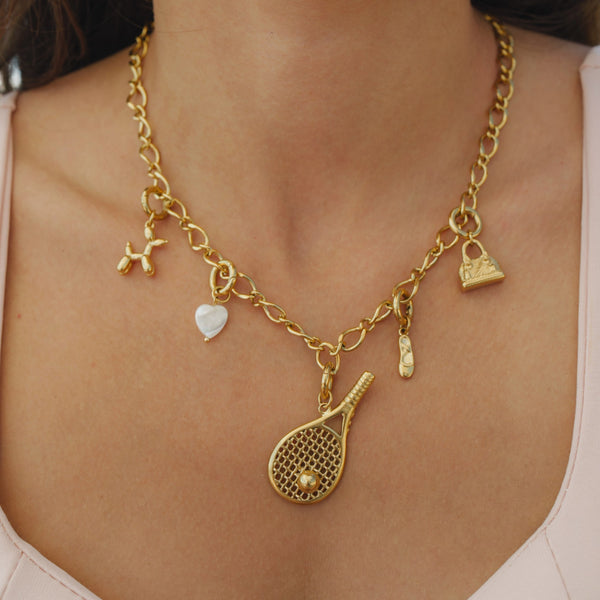 Playful Spirit Set - 4 Charms and 1 Necklace