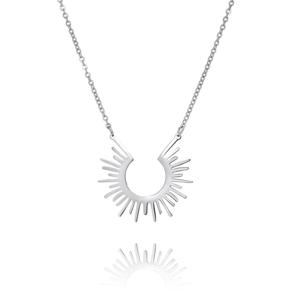 Sun Ray Pendant Necklace