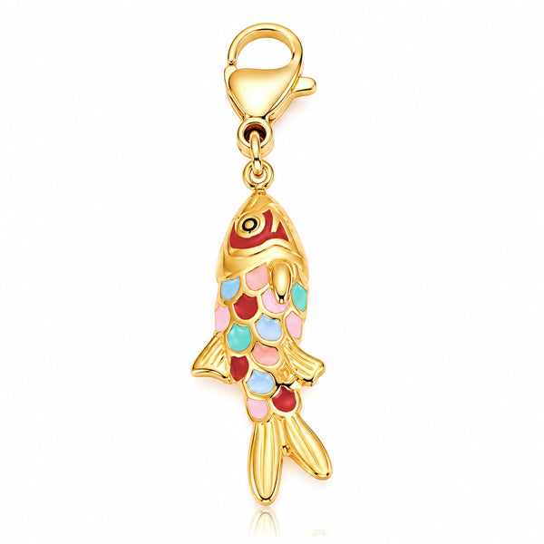 Colorful Flow Fish Charm