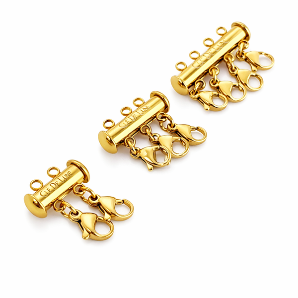 Detangler Multiple Clasp Slide Lock For Layering Necklaces