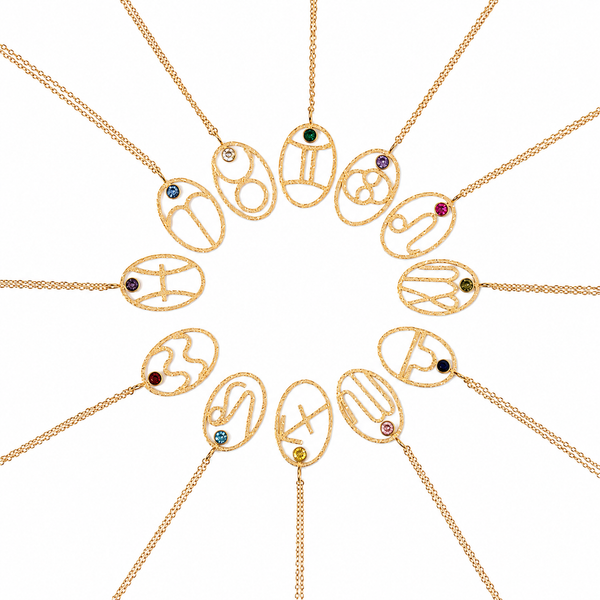 Star Dust Zodiac Necklace