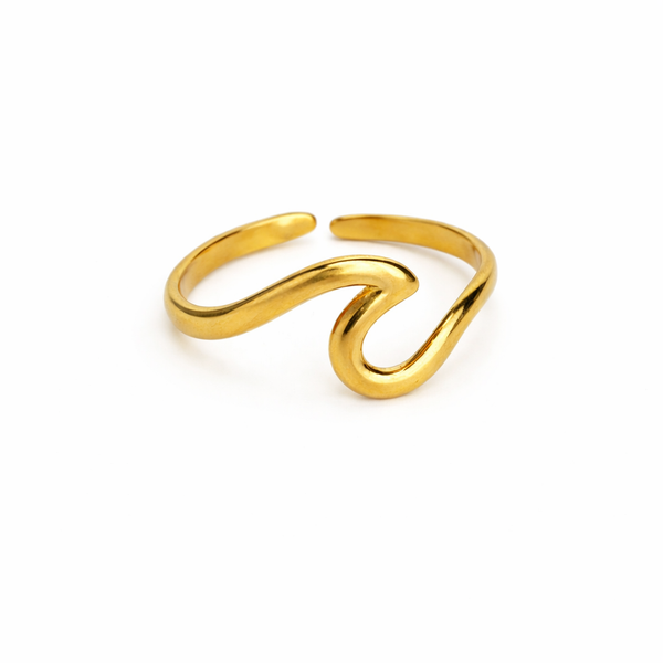 Wave Adjustable Ring