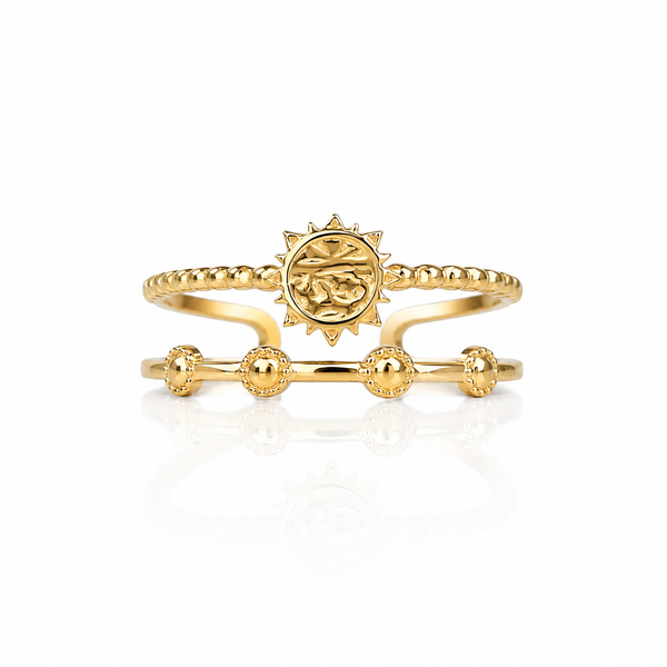 Roman Goddess Ring - Sun