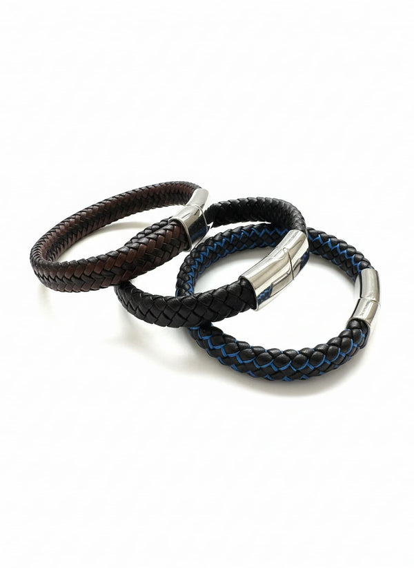 The Alpha Leather Clip Bracelet