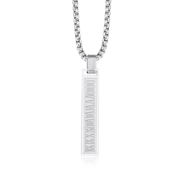 Roman Long Bar Men  Necklace