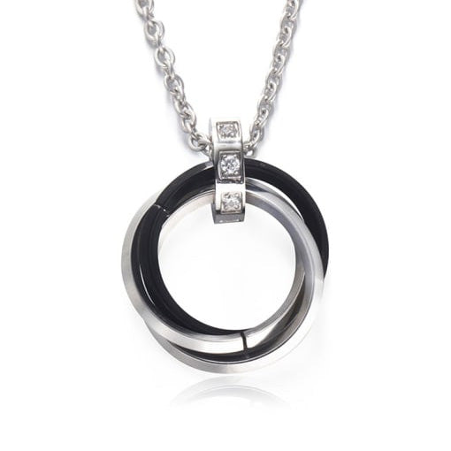 The Triple Circle Loops Pendant Necklace