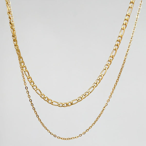 The Double Layer Elegant Chain Necklace