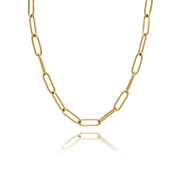 The Linked Empty Chain Layering Necklace