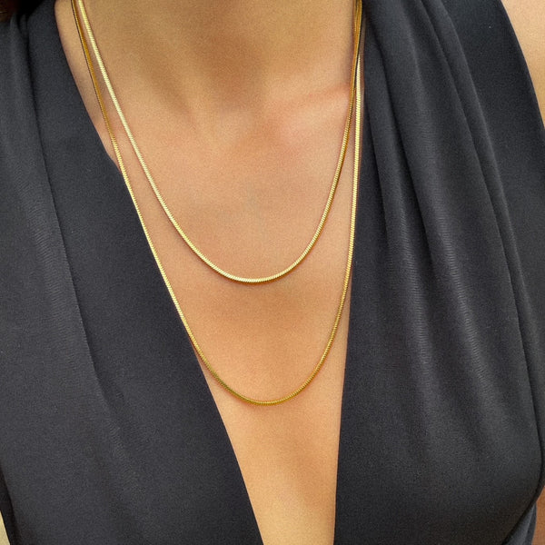 2 Necklaces Set - Minimalist Gold Essentials