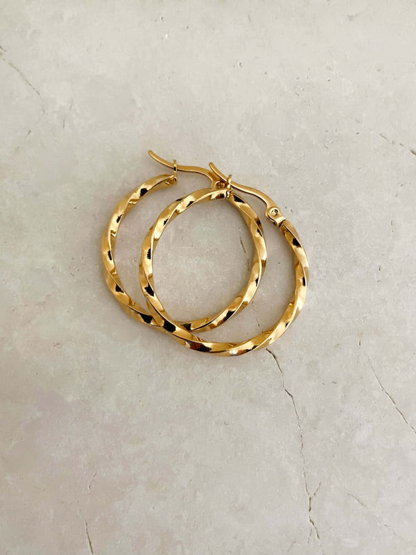 Minimalist Round Hoop Earrings