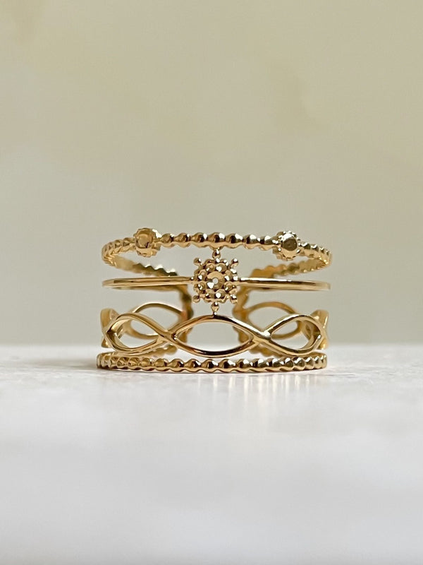 Adjustable Shining Star Ring