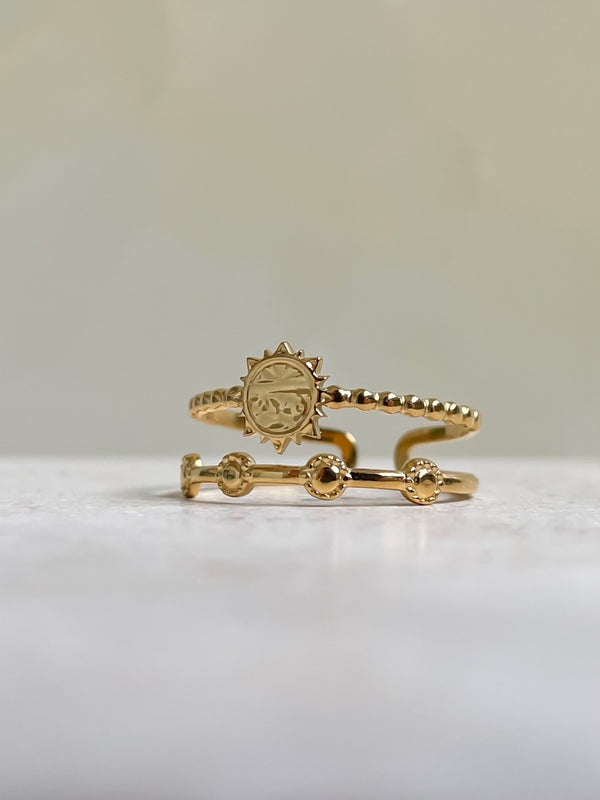 Roman Goddess Ring - Sun