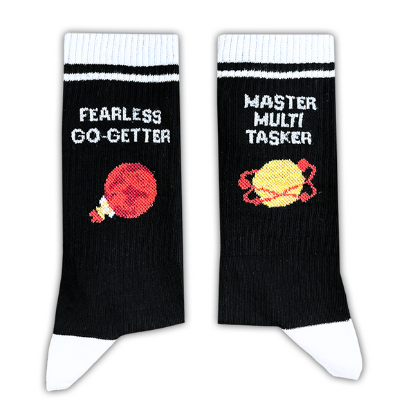 Venus & Mars Socks - Milkey Way Collection